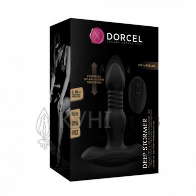 Анальна пробка з вібрацією та пульсацією Dorcel DEEP STORMER 102990 фото