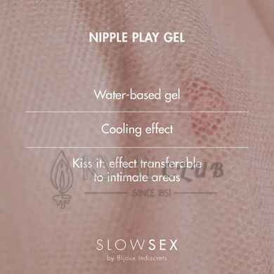 Стимулювальний бальзам для сосків Bijoux Indiscrets Slow Sex Nipple play gel 103847 фото