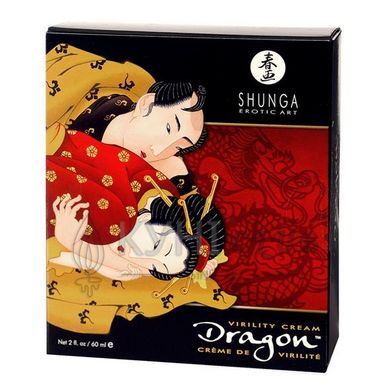 Стимулювальний крем для пар Shunga SHUNGA Dragon Cream (60 мл), ефект тепло-холод та поколювання 109330 фото