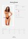 Кружевные стринги Obsessive Donna Dream thong M/L Black, низкая посадка 106642 фото 5