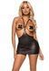 Сукня з відкритими грудьми Leg Avenue Wet look open cup mini dress One size Black 106575 фото 1