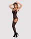 Бодістокінг Obsessive Bodystocking G310 S/M/L, топ, панчохи, підв&rsquo;язки, круглі вирізи 105220 фото 3