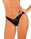 Кружевные стринги Obsessive Donna Dream thong M/L Black, низкая посадка 106642 фото 1