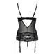 Корсет с открытой грудью NORTH CORSET black S/M - Passion Exclusive, пажи, трусики, шнуровка 101190 фото 6