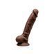 Фалоімітатор SilexD Johnny Brown (MODEL 1 size 7in), двошаровий, силікон+Silexpan, діаметр 3,8см 102852 фото 1