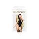 Боді Penthouse Hotter Than Hell XL Black, непрозоре, вирізи, декольте, імітація шнурівки, панчохи 104408 фото 3