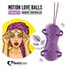 Вагінальні кульки з масажем і вібрацією FeelzToys Motion Love Balls Twisty з пультом ДК, 7 режимів 108613 фото 2