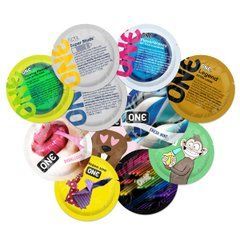 Набір презервативів ONE Popular Mix, 500 шт, 5 видів, паковання ПЕ-пакет 109814 фото