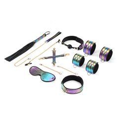 БДСМ-набір Liebe Seele Vivid Rainbow 8 Pieces Set, 8 аксесуарів, екошкіра на оксамитовій основі 107507 фото