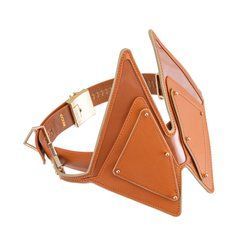 Маска на очі LOCKINK Vixen Blindfold, коричнева, натуральна шкіра, регульований обсяг 110013 фото