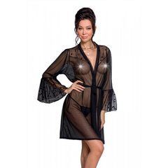 Воздушный пеньюар LOVELIA PEIGNOIR black S/M - Passion 102631 фото