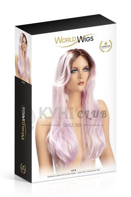 Перука World Wigs AYA LONG TWO-TONE MAUVE 102548 фото