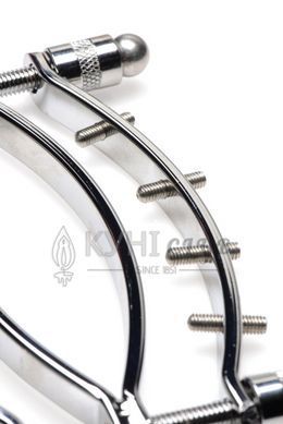 Зажим для вагины Master Series: Spread 'Em Poker Vagina Clamp with Adjustable Pressure Screws, шипы 106810 фото
