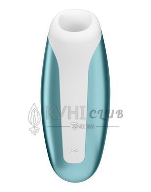 Миниатюрный вакуумный стимулятор Satisfyer Love Breeze Ice Blue 102113 фото