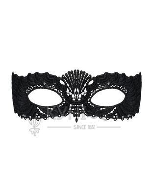 Мереживна маска Obsessive A700 mask, єдиний розмір, чорна 105170 фото