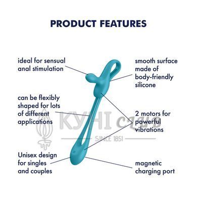 Мультивибратор Satisfyer Plug & Play 1, для нее и для него, 2 мотора 109619 фото