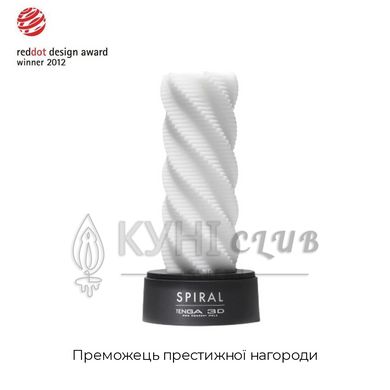 Мастурбатор Tenga 3D Spiral, очень нежный, из антибактериального эластомера с серебром 100513 фото