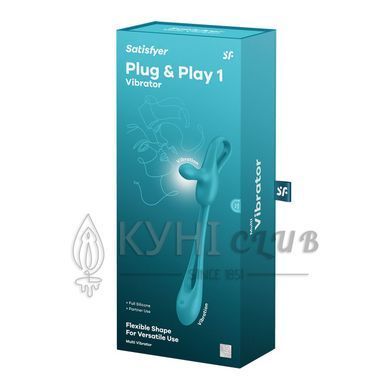 Мультивибратор Satisfyer Plug & Play 1, для нее и для него, 2 мотора 109619 фото