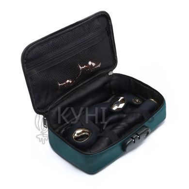Кейс для игрушек Dorcel DISCREET BOX LUXURY GREEN, кодовый замок, 27&times;16&times;7,62 см 110162 фото