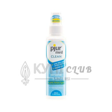 Очищающий спрей pjur med CLEAN 100 мл для нежной кожи и игрушек, антибактериальный 100253 фото