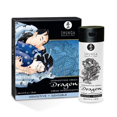 Стимулювальний крем для пар Shunga SHUNGA Dragon Cream SENSITIVE (60 мл) ніжніший ефект 109331 фото