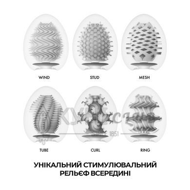 Набір мастурбаторів-яєць Tenga Egg Wonder Pack (6 яєць) 103398 фото