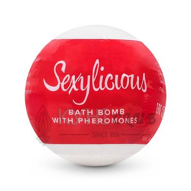 Бомбочка для ванни з феромонами Obsessive Bath bomb with pheromones Sexy (100 г) 105688 фото