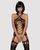 Бодістокінг Obsessive Bodystocking G313 S/M/L, шнурівка, геометричний декор 105221 фото