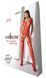 Бодістокінг з плетінням на грудях Passion BS099 One Size, red, відкритий доступ, імітація підв&rsquo;язок 106956 фото 6