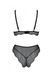 Комплект Passion AMBERLY SET black, S/M, бралетт и трусики бразилиана 108487 фото 4