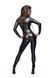 Комбинезон Noir Handmade F162 Powerwetlook overall with leash and two-way zipper, XXL, мокрый эффект 108041 фото 2