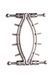 Зажим для вагины Master Series: Spread 'Em Poker Vagina Clamp with Adjustable Pressure Screws, шипы 106810 фото 1