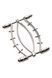 Зажим для вагины Master Series: Spread 'Em Poker Vagina Clamp with Adjustable Pressure Screws, шипы 106810 фото 5