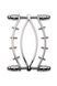 Зажим для вагины Master Series: Spread 'Em Poker Vagina Clamp with Adjustable Pressure Screws, шипы 106810 фото 2