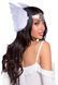 Повязка на голову с крыльями Leg Avenue Feather headband White, перья и натуральная кожа 106027 фото 1