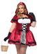 Еротичний костюм Червоної шапочки Leg Avenue Gothic Red Riding Hood 1X&ndash;2X, сукня, накидка 107146 фото 1