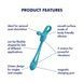 Мультивибратор Satisfyer Plug & Play 1, для нее и для него, 2 мотора 109619 фото 7