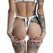 Трусики з натуральної шкіри Feral Feelings - String Bikini White 107441 фото 3