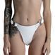 Трусики з натуральної шкіри Feral Feelings - String Bikini White 107441 фото 2