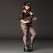 Костюм поліціянтки JSY &laquo;Фрау Марта&raquo; Plus Size Black, ремінь, кепка, наручники, краватка 106403 фото 2