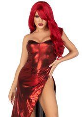 Еротична сукня Leg Avenue Shimmer bodysuit with skirt M 107203 фото