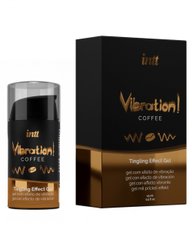 Жидкий вибратор Intt Vibration Coffee (15 мл), густой гель, очень вкусный, действует до 30 минут 101002 фото