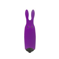 Вибропуля Adrien Lastic Pocket Vibe Rabbit Purple со стимулирующими ушками 101384 фото