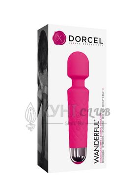 Минивибромассажер Dorcel Wand Wanderful Magenta мощный, водонепроницаемый, 18 режимов работы 101244 фото