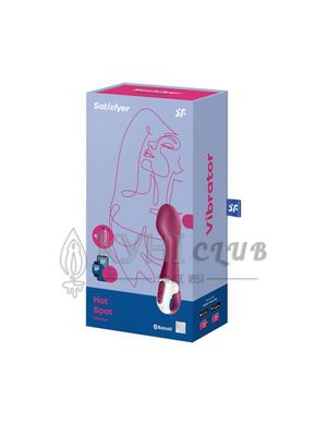 Смарт вибратор точки G Satisfyer Hot Spot с функцией подогрева 104068 фото