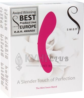 Мінівібратор The Mini Swan Wand, два вібромотора, для вагінально-кліторальний стимуляції 100022 фото