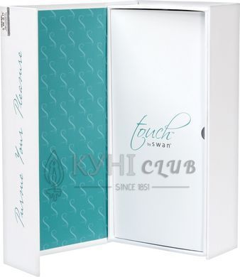 Вібратор-кролик Touch by SWAN - Trio Teal, сенсорне керування, ротація, діаметр 3,8 см 105774 фото