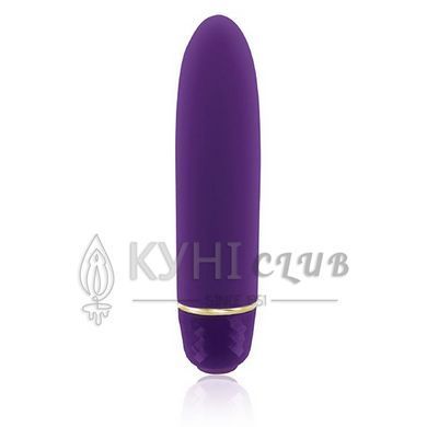 Віброкуля RIANNE S &ndash; Classique Vibe мінівібратор на 7 режимів, чохол-косметичка Pride Deep Purple 108620 фото