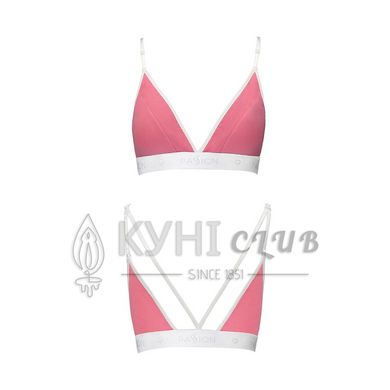 Спортивный топ с двойными бретелями Passion PS007 TOP pink, size L 102266 фото