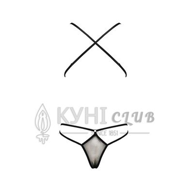 Боді монокіні з декольте Passion ERZA BODY L/XL, black 109111 фото